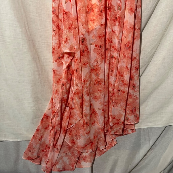 Giffniseti Floral Maxi Dress. Orange and Red tones. 3XL NEW WITH TAGS - Picture 3 of 12